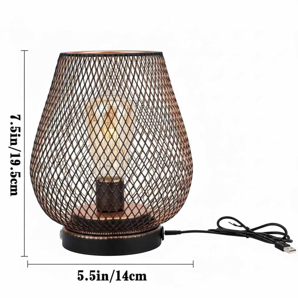 Lanterne Métal Nordique - Lampe LED sans Fil - Arar Maison