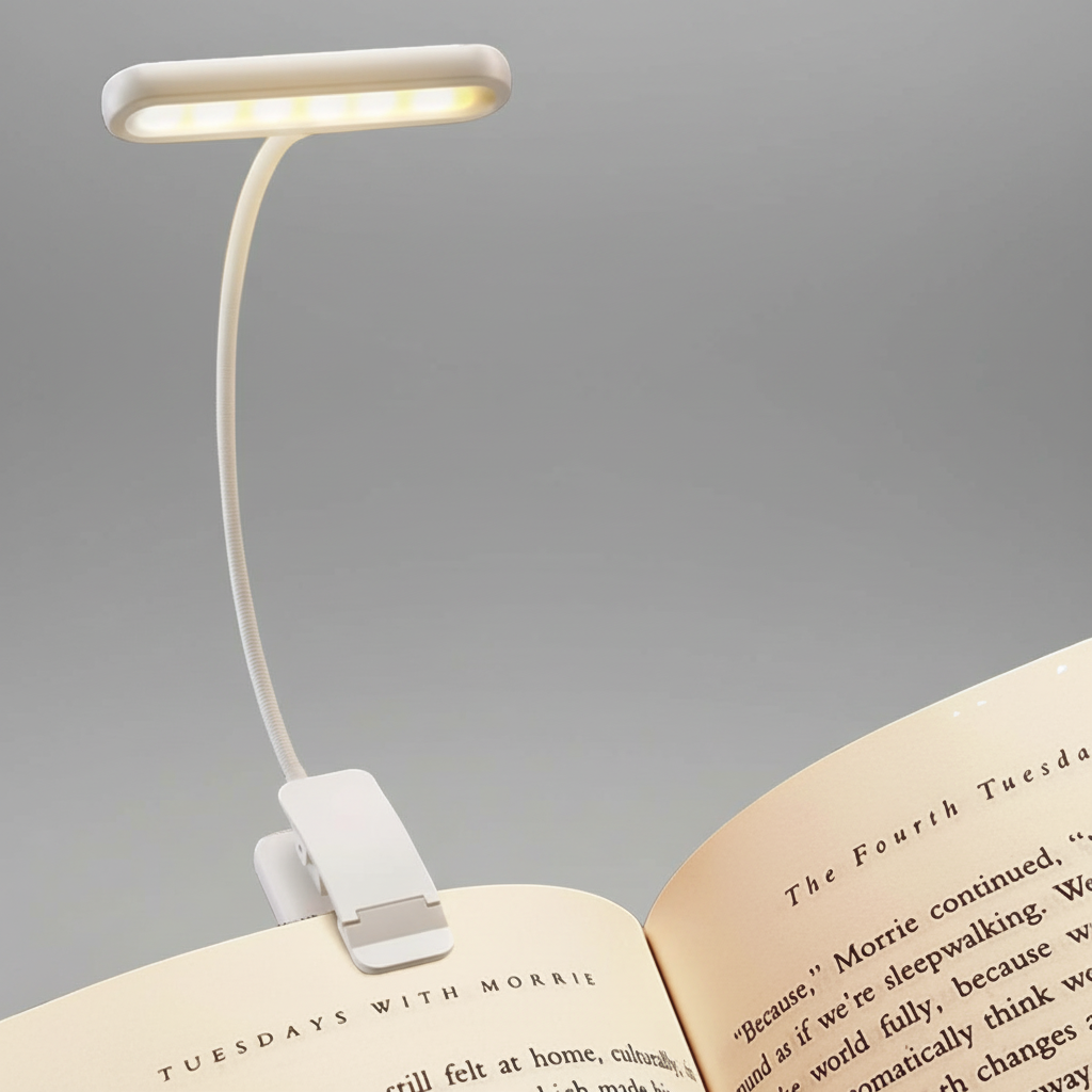 Lampe Lecture Clip - 3 Modes LED - Arar Maison