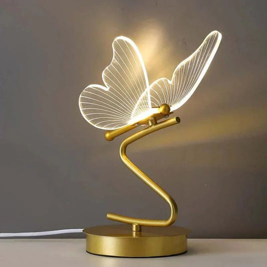 Lampe Papillon Design - Éclairage 3 Couleurs & Doré - Arar Maison