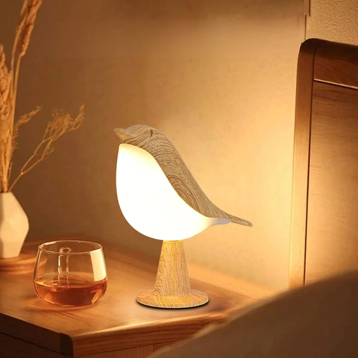 Veilleuse Oiseau Tactile - 3 Modes & Sans Fil - Arar Maison