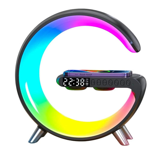 Réveil Chargeur Sans Fil - Enceinte RGB - Arar Maison