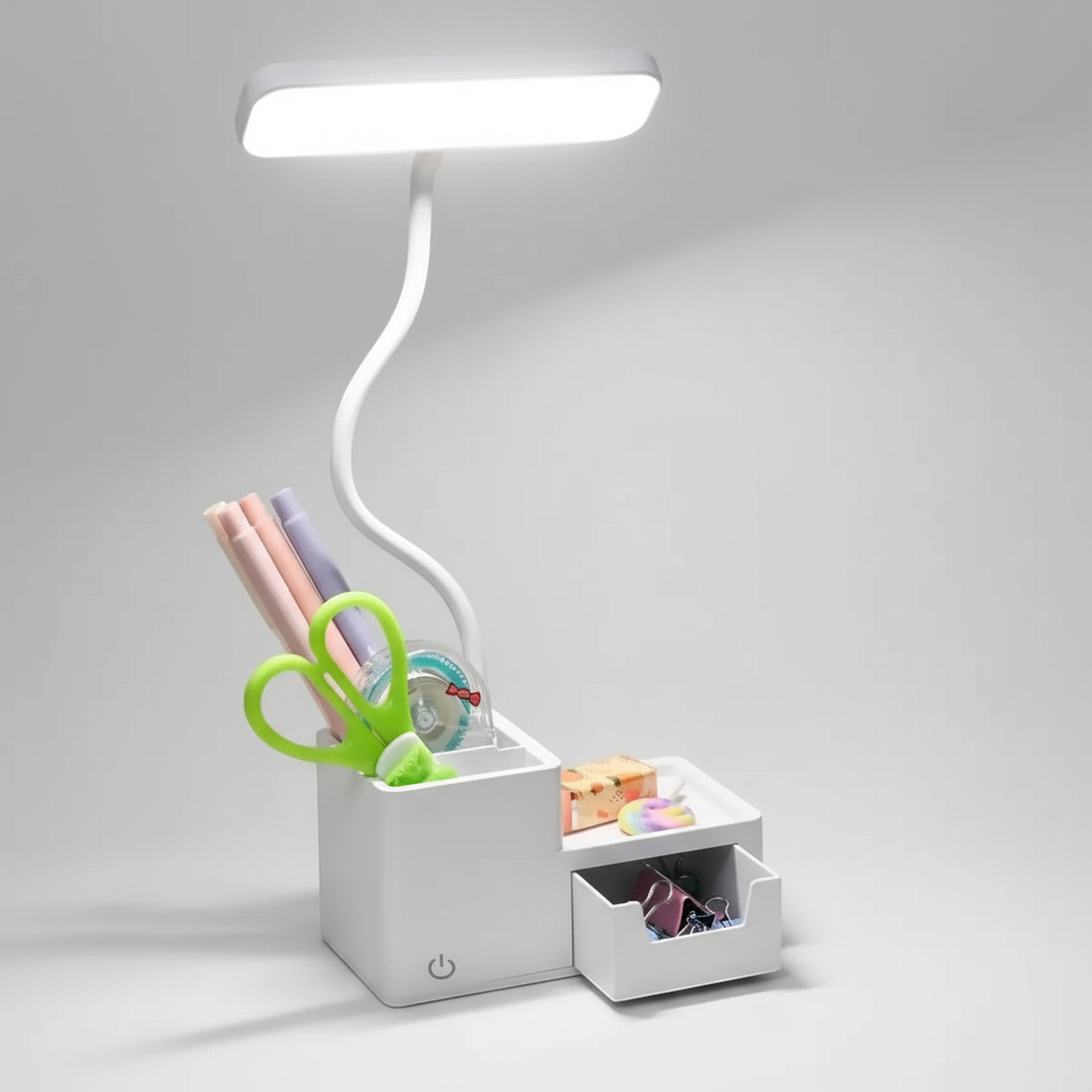 Lampe de Bureau Tactile LED - 3 Niveaux d'Intensité & Pliable - Arar Maison