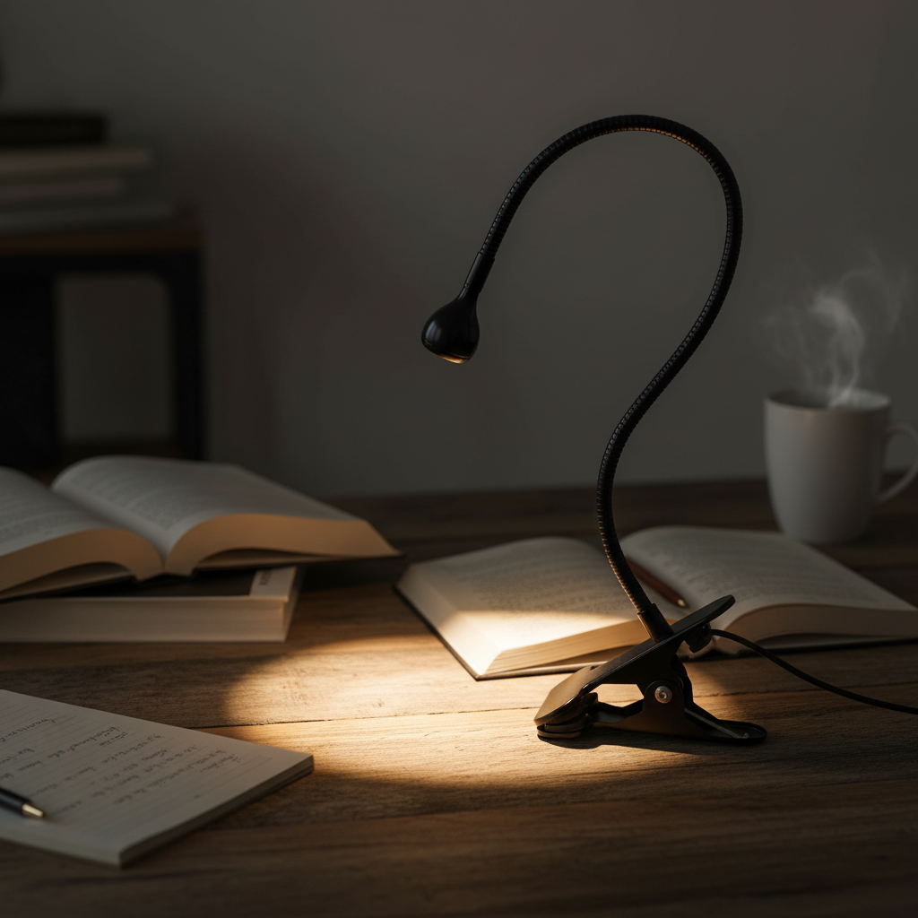 Lampe Lecture USB - Clip Flexible - Arar Maison