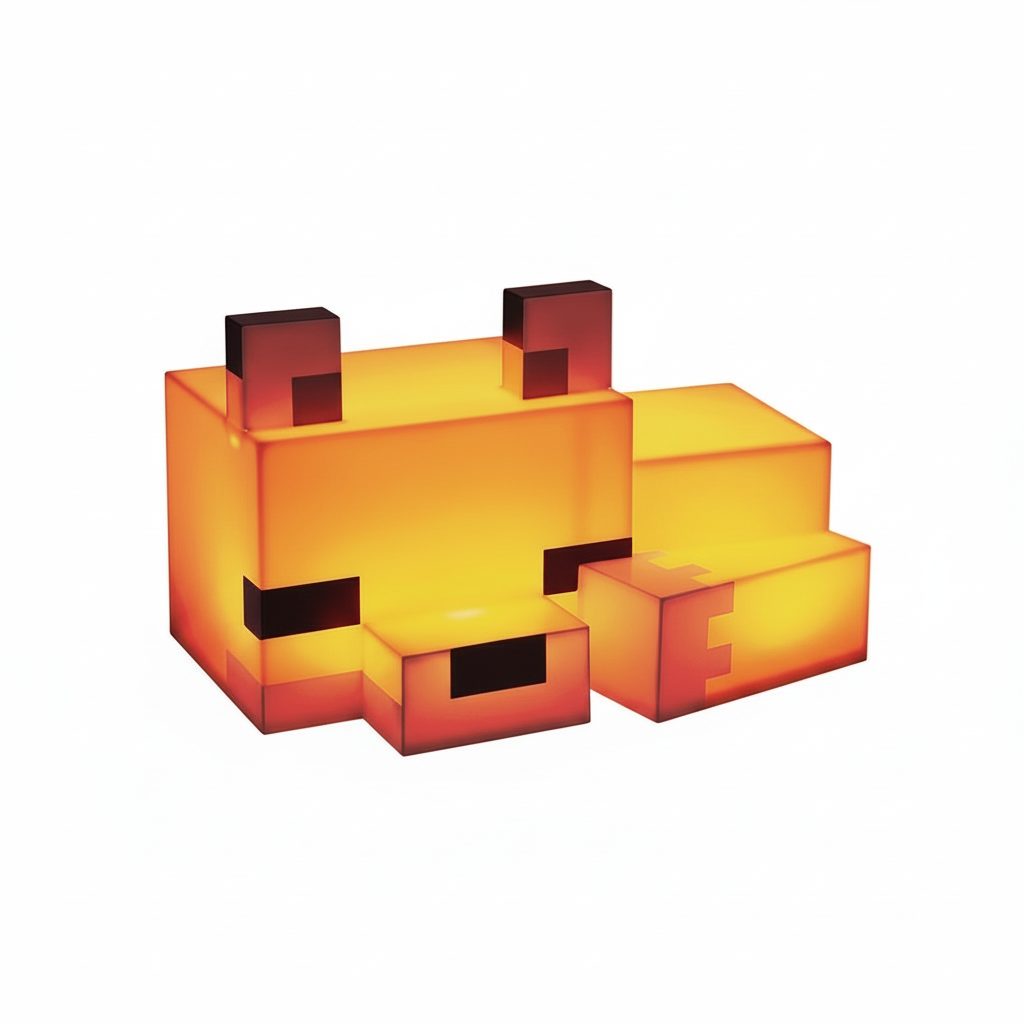 Veilleuse Renard Pixel - Lampe LED Rechargeable USB - Arar Maison