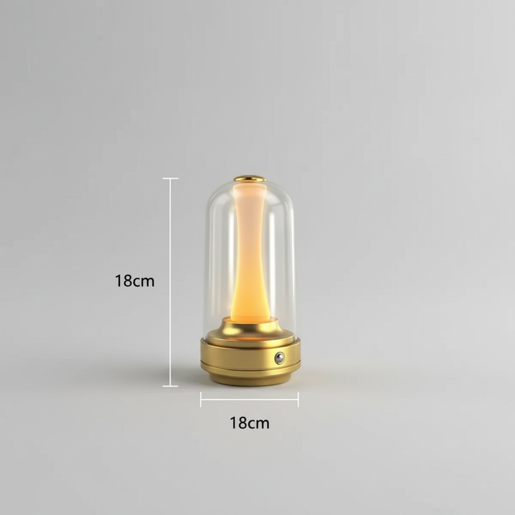 Lampe Bougie LED - Design Tactile & Rechargeable - Arar Maison