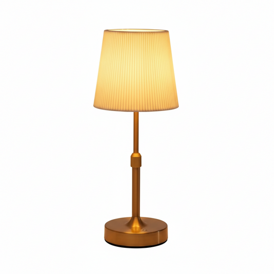 Lampe à Poser Plissée - Tactile & Rechargeable - Arar Maison