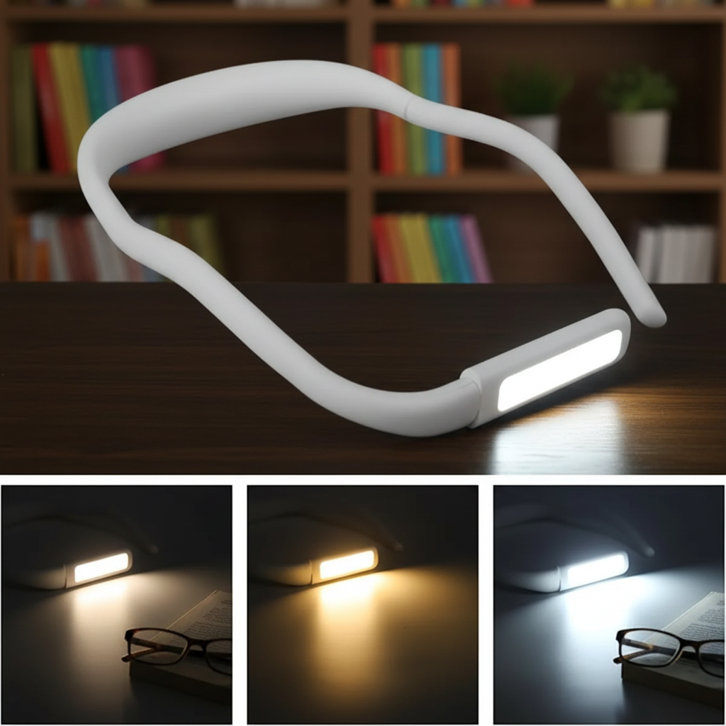Lampe de Cou Flexible - Rechargeable 1800mAh - Arar Maison