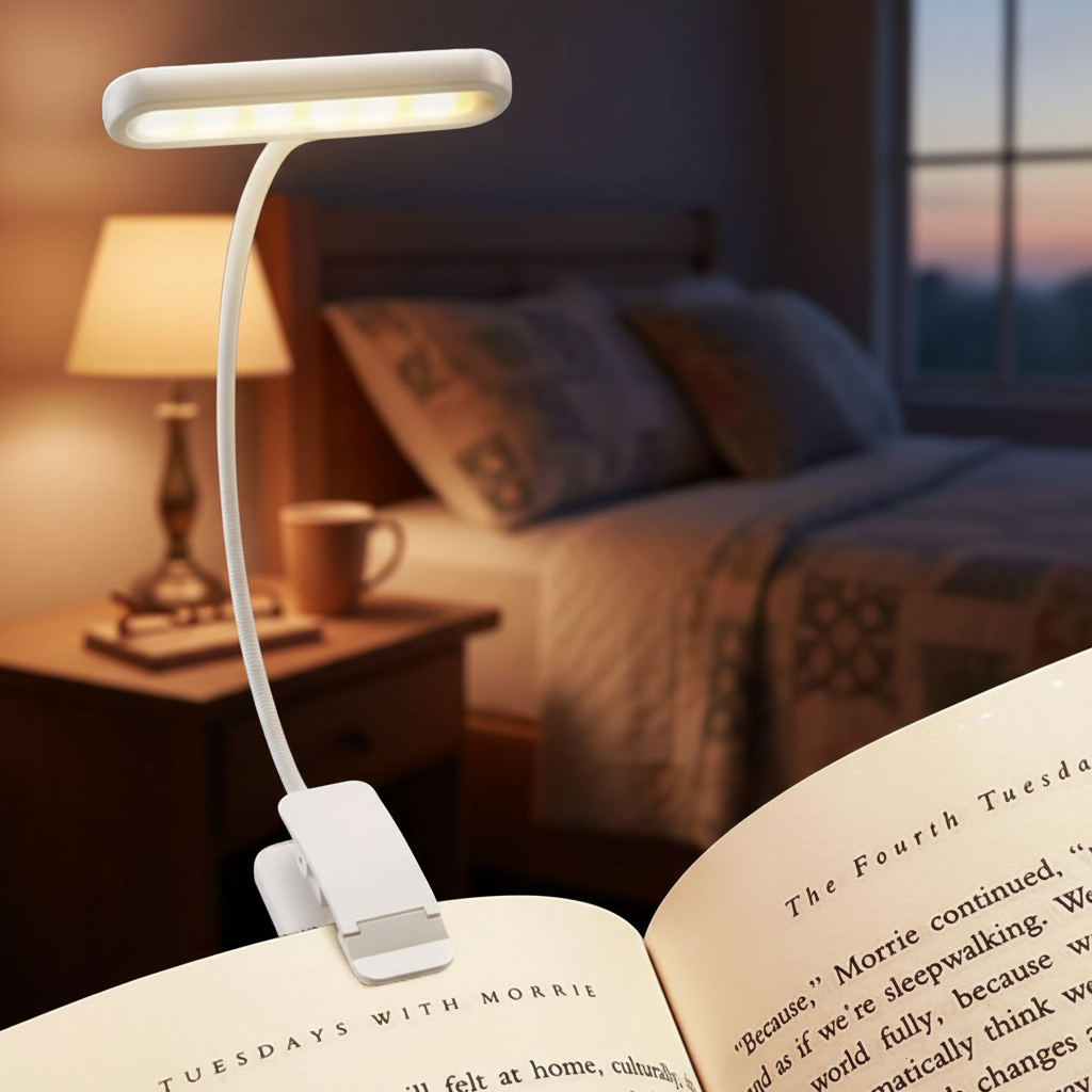 Lampe Lecture Clip - 3 Modes LED - Arar Maison
