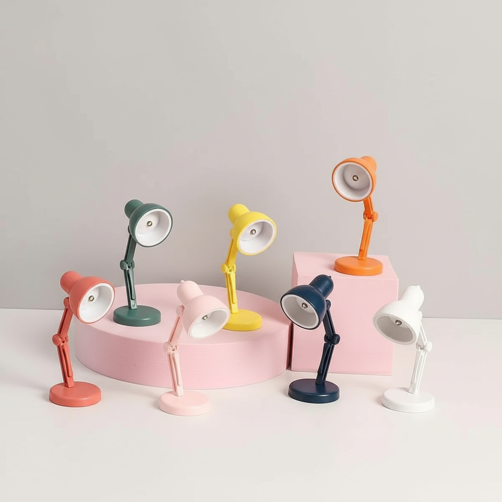 Mini Lampe de Bureau à Pince - Design Pliable & Aimanté - Arar Maison