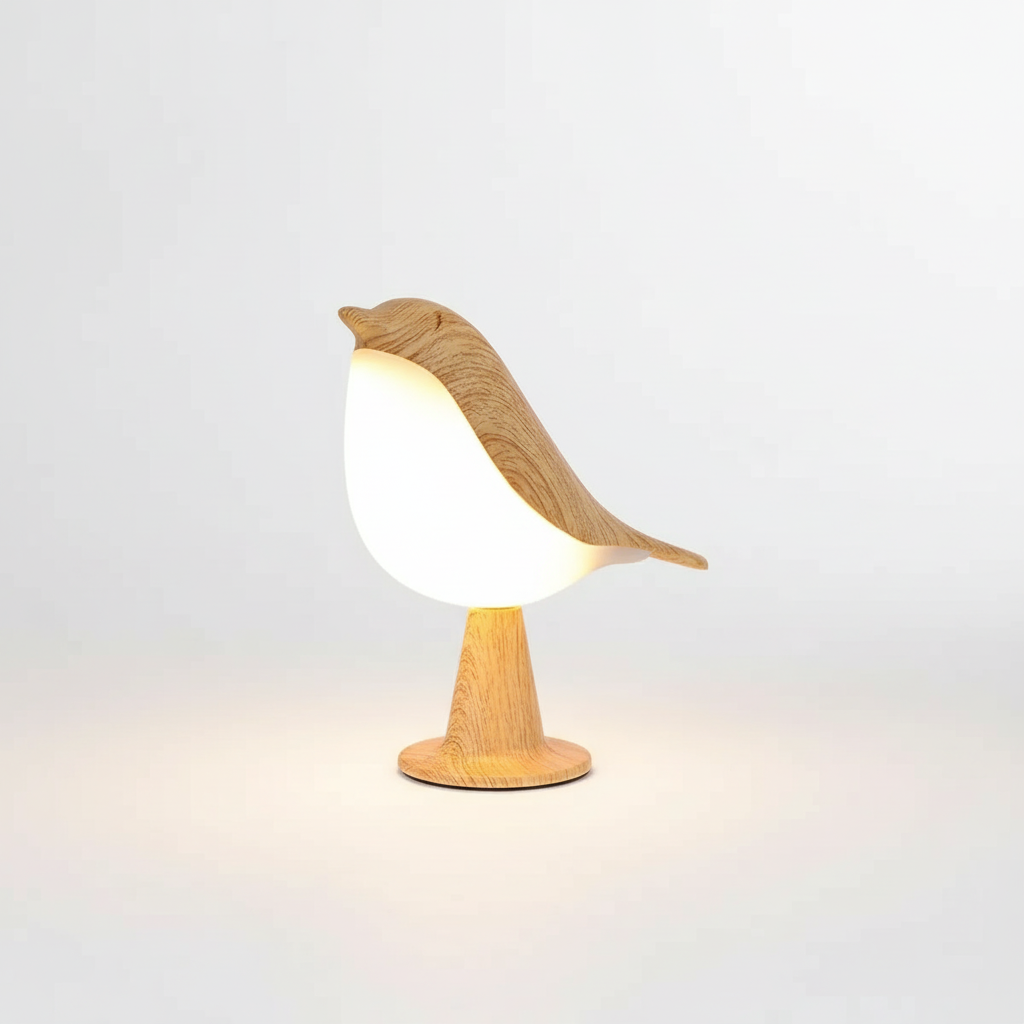 Veilleuse Oiseau Tactile - 3 Modes & Sans Fil - Arar Maison