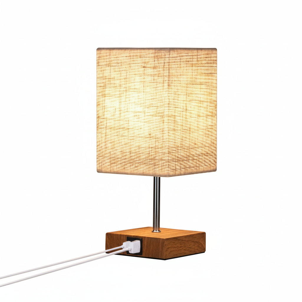 Lampe de Table USB-C - Tactile & Charge Rapide - Arar Maison